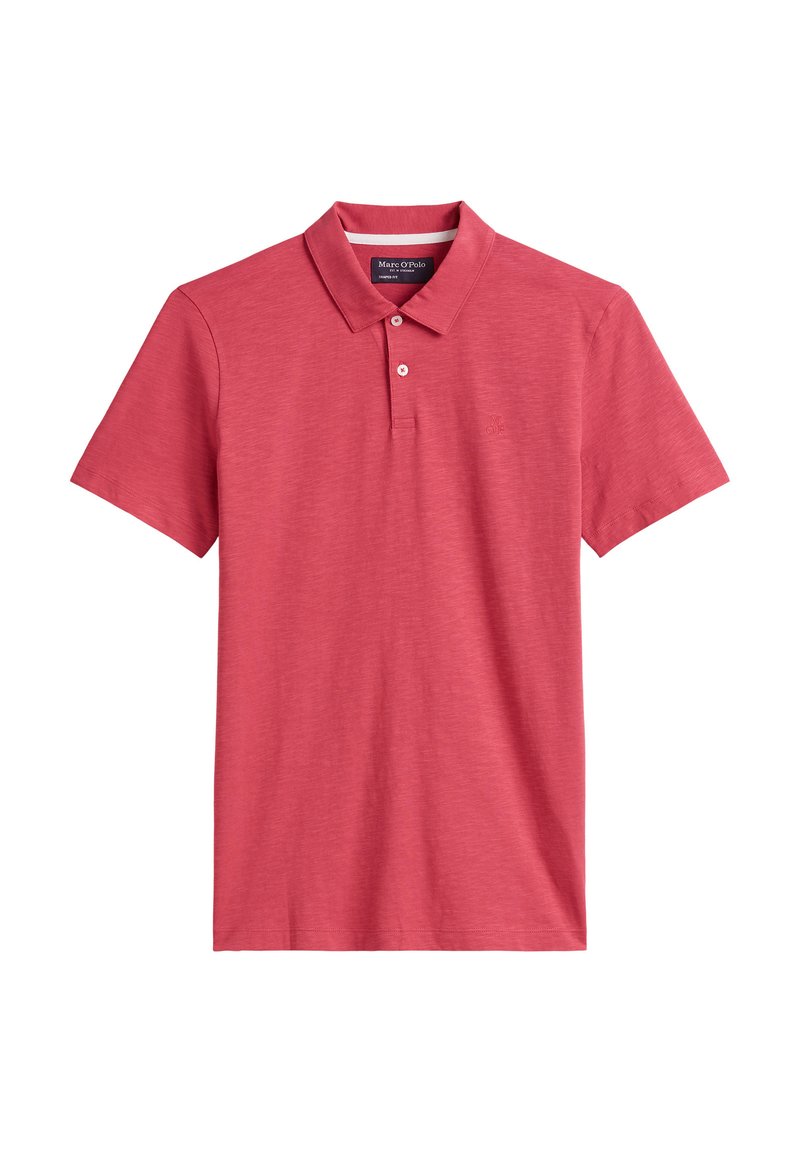 Marc O'Polo SHORT SLEEVE - Polo shirt - raspberry pink/dark red ...