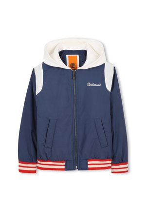 Sweater met rits - slate blue