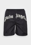 CURVED LOGO - Badeshorts - black/off white