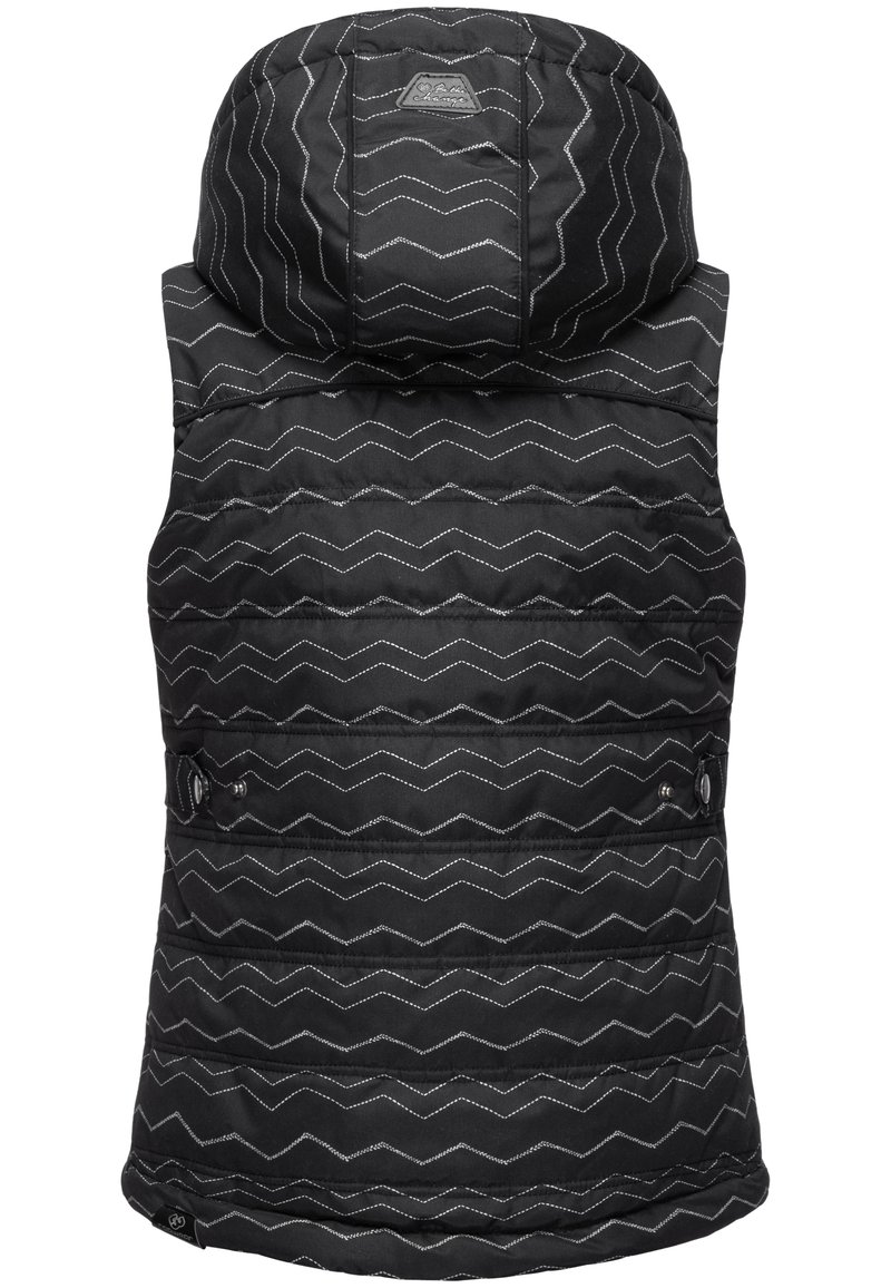 Kinder Jacken | Ragwear MARRIN CHEVRON Weste black/schwarz - BK50976 Kinder Jacken | Ragwear MARRIN CHEVRON Weste black/schwarz - BK50976