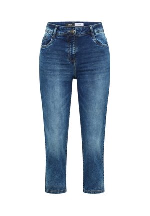 Cecil, 3/4 SLIM-LEG JEANS IN A SLIM FIT - Short en jean - mid blue used wash