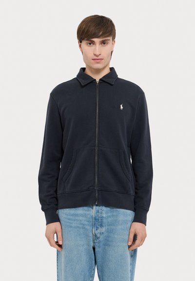 Polo Ralph Lauren LOOPBACK FLEECE JACKET - Zip-up sweatshirt - faded black