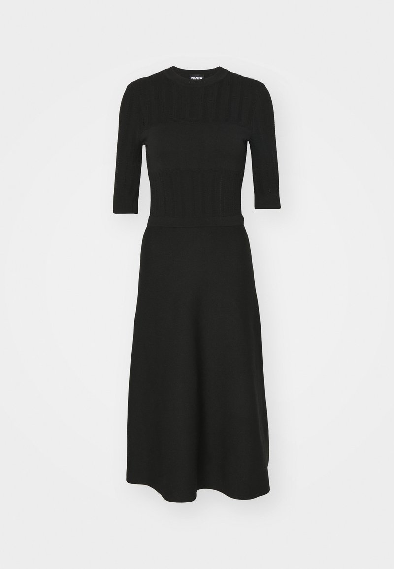DKNY Gebreide jurk zwart