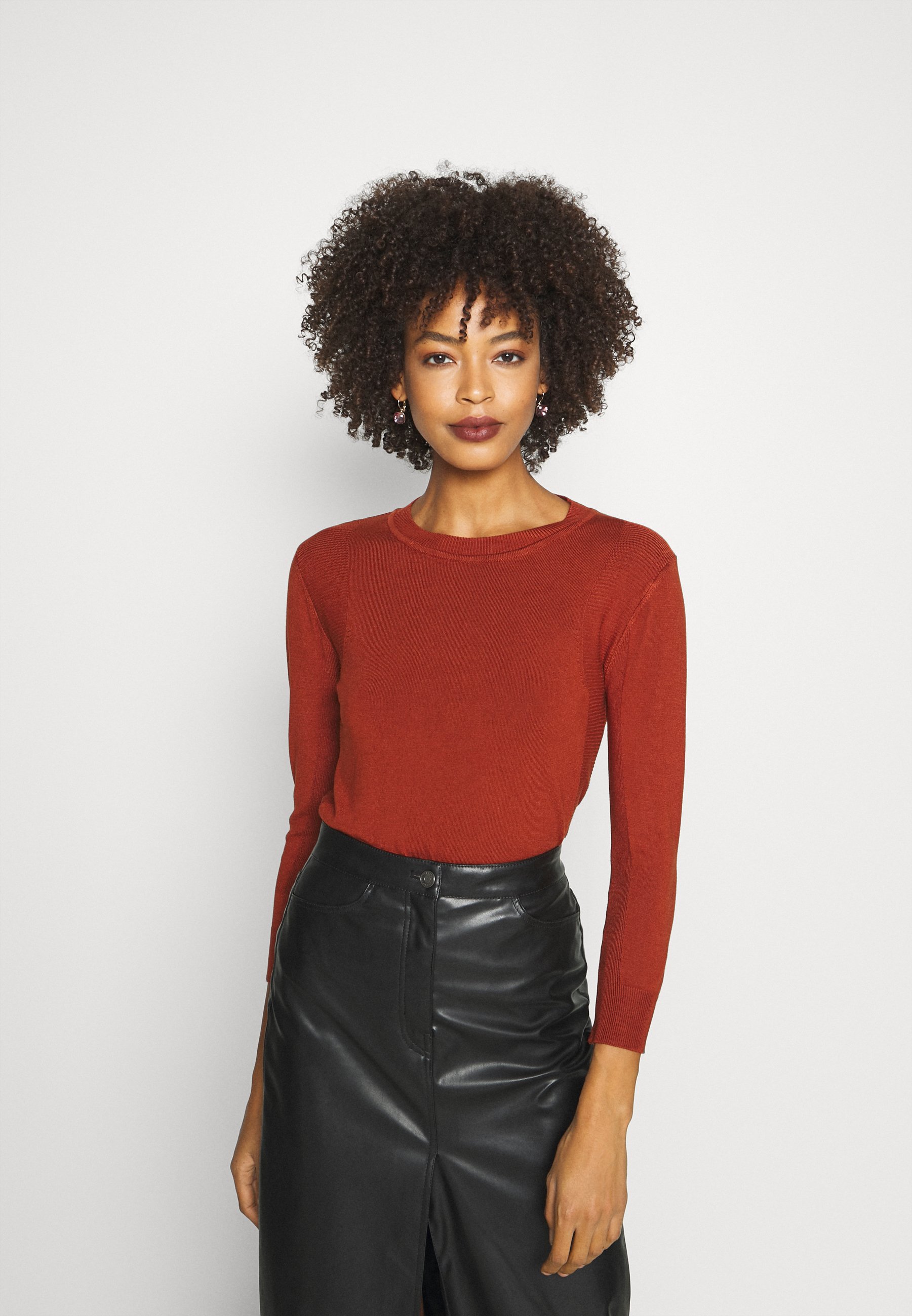 More & More Trui terracottametallic rood Zalando.nl More & More Sweater terracottametallic rood Zalando.nl