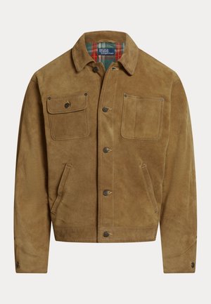 Polo Ralph Lauren SUEDE JACKET - Bőrdzseki - desert khaki