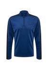 STRENGTH HALF ZIP - Tops ar garām piedurknēm - insignia blue black