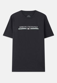 Print T-shirt - deep navy
