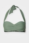 WIRE BANDEAU - Bikiniöverdel - olive