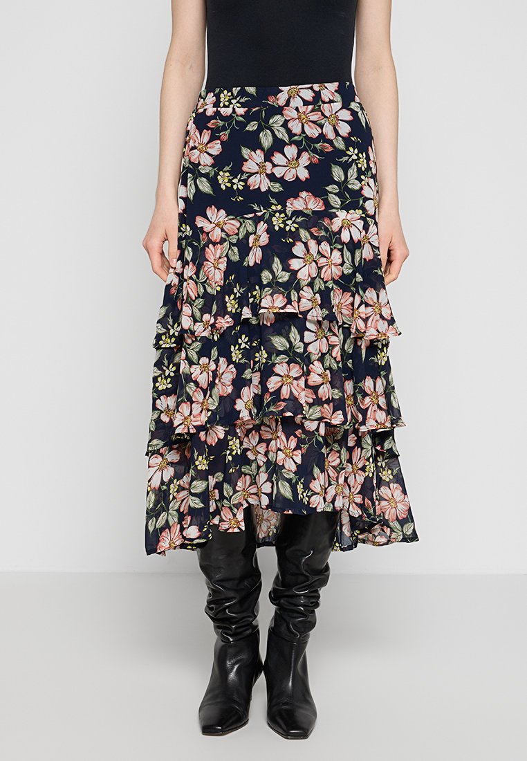 Apricot Maxirok donkerblauw