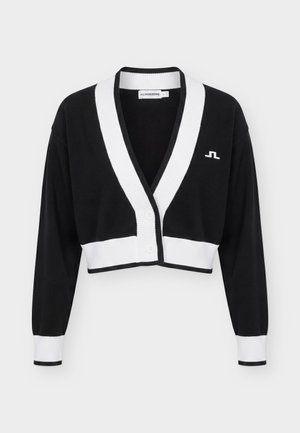 J.LINDEBERG Sports, 30Y NICOLE CROPPED CARDIGAN - Φούτερ με φερμουάρ - black