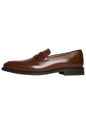 Henry Stevens Mocassins de ville - mittelbraun