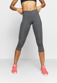 Reebok Träningsshorts 3/4-längd - dark grey