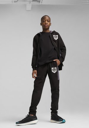 Puma GRAPHIC FULL- YOUTH - Sudadera con cremallera - black