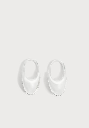 Otiumberg, PAVE ROSCIDA DROP HOOPS - Boucles d'oreilles - silver-coloured