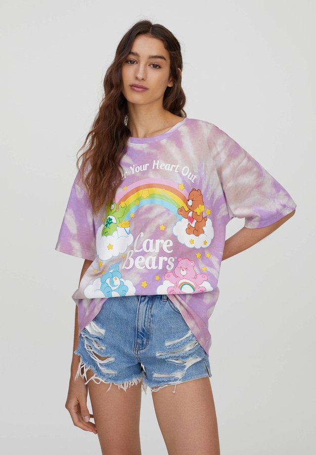 T-Shirt print - purple