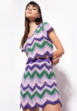 Pinko Majica kratkih rukava s printom - mult  green lilac