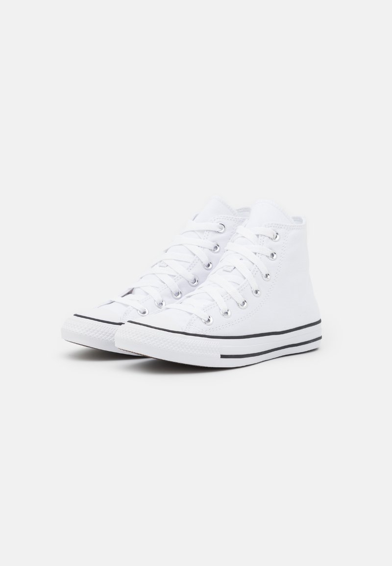 Converse Chuck Taylor All Star Patch Sneaker High White Spring Green Black Weiss Zalando De