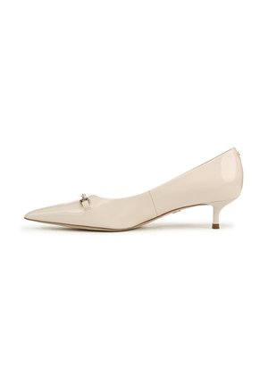 Classic heels - white blossom patent