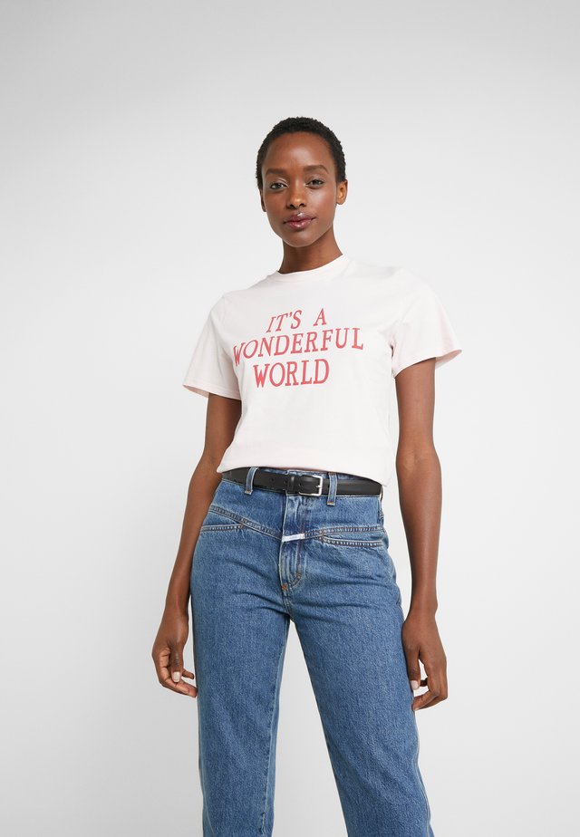WONDERFUL - T-shirt con stampa - pink