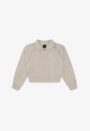 Jordan QUARTER ZIP - Felpa - sanddrift