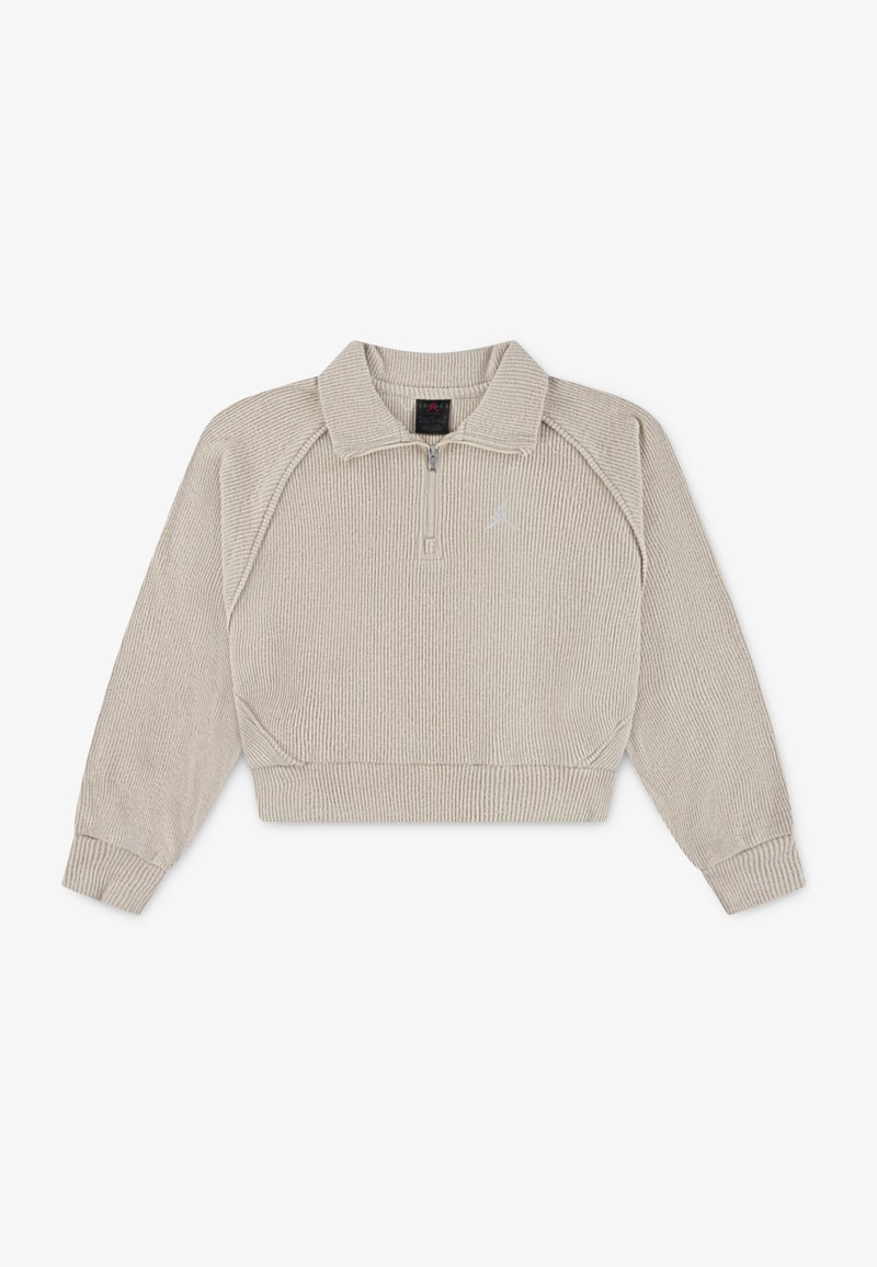 Jordan QUARTER ZIP - Felpa - sanddrift