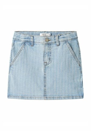 Minikjol - light blue denim