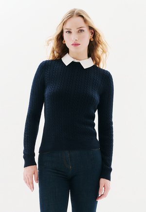 FRENCH BRAND FASHION ELEGANT MODERN MPATTY - Strickpullover - bleu marine