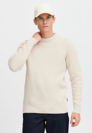 CFKARL STRUCTURED CREW NECK KNIT - Strickpullover - rainy day
