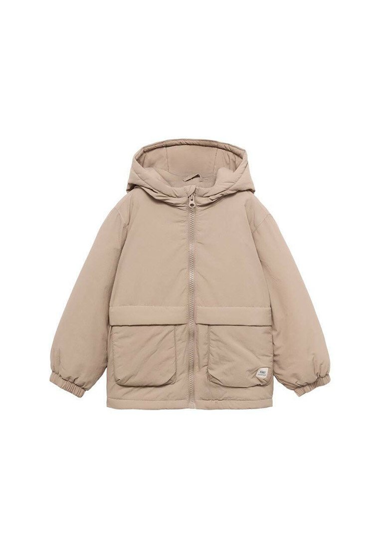 Mango Kids - HOOD - Winter jacket - light brown, Enlarge