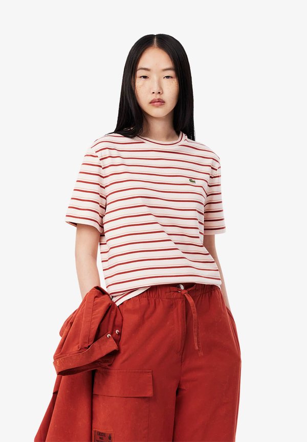 Print T-shirt - angora latte iberis