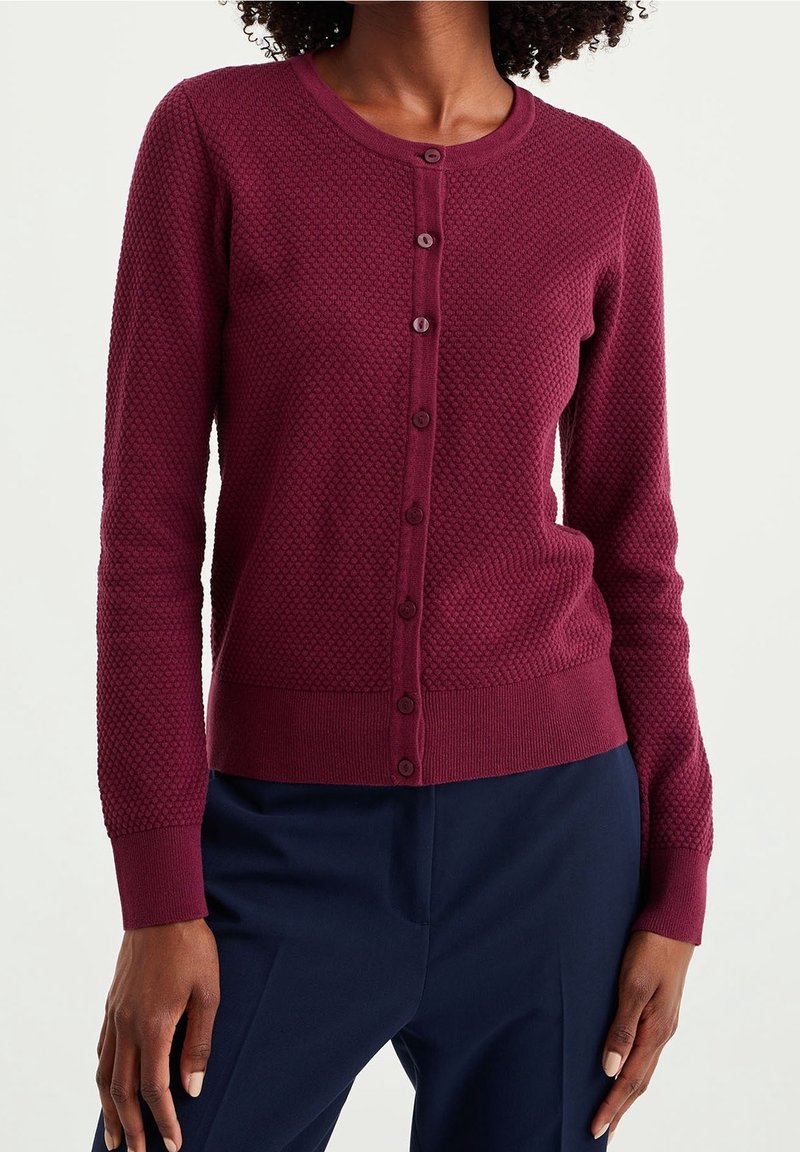 WE Fashion Kofta - mottled dark red