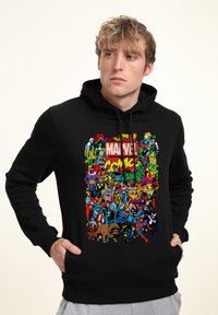 Marvel AVENGERS CLASSIC ENTIRE CAST - Sweat à capuche - black