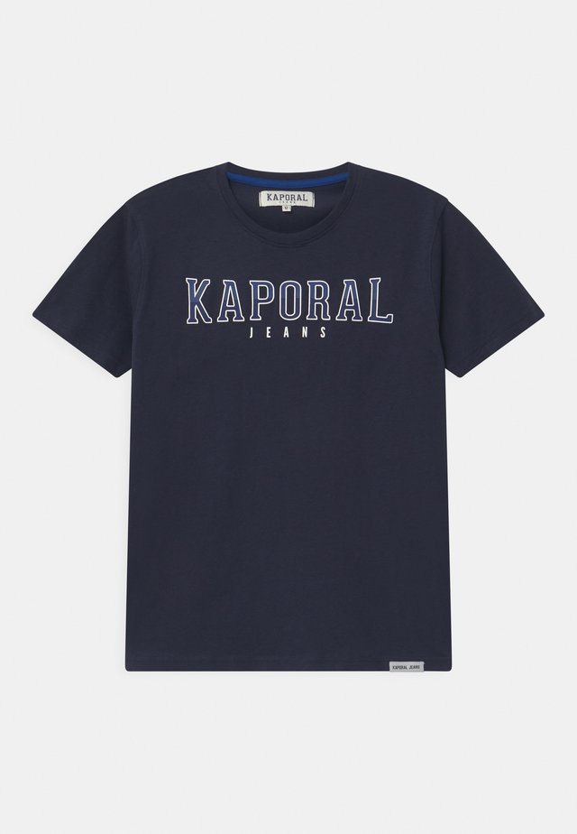 BASIC LOGO - T-shirt imprimé - navy