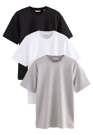 Next REGULAR FIT-SMART SOFT  3 PACK - T-shirt imprimé - navy white stone