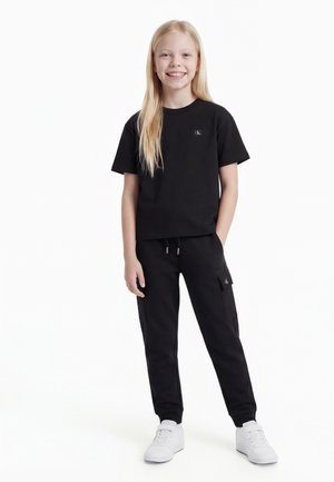 Calvin Klein Jeans PEACH TERRY SET UNISEX - Trainingsanzug - black