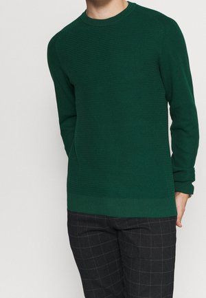 Pullover - mottled teal