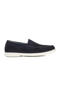 Dune London WIDE FIT BUFTON - Slip-ons - navy