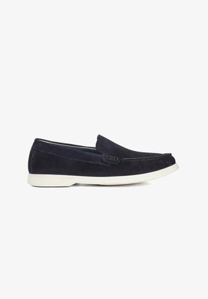 Dune London WIDE FIT BUFTON - Slip-ons - navy