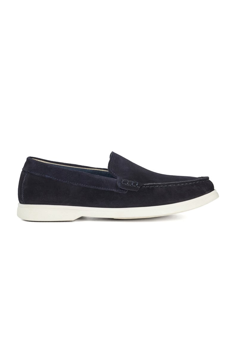 Dune London WIDE FIT BUFTON - Slip-ons - navy