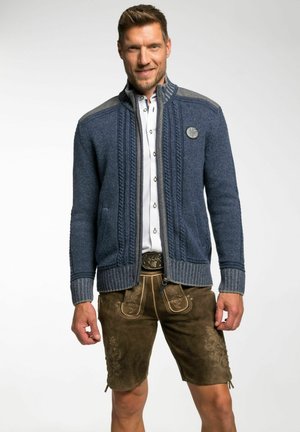 Strickjacke - blau