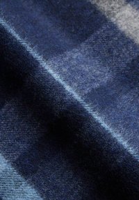 John Henric PLAID WOVEN WINTER - Sjaal - blue