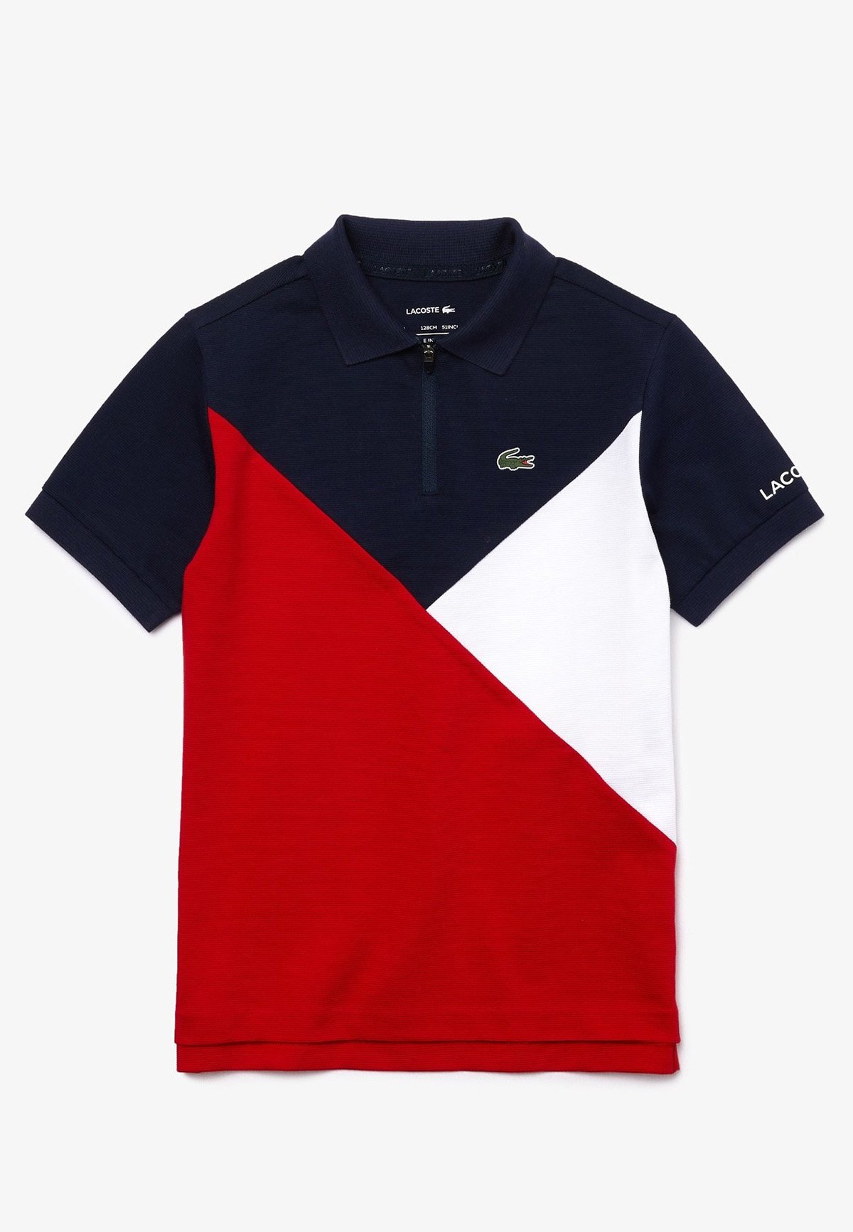 Lacoste Sport Polo Bleu Marine Blanc Rouge Bleu Marine Zalando Fr