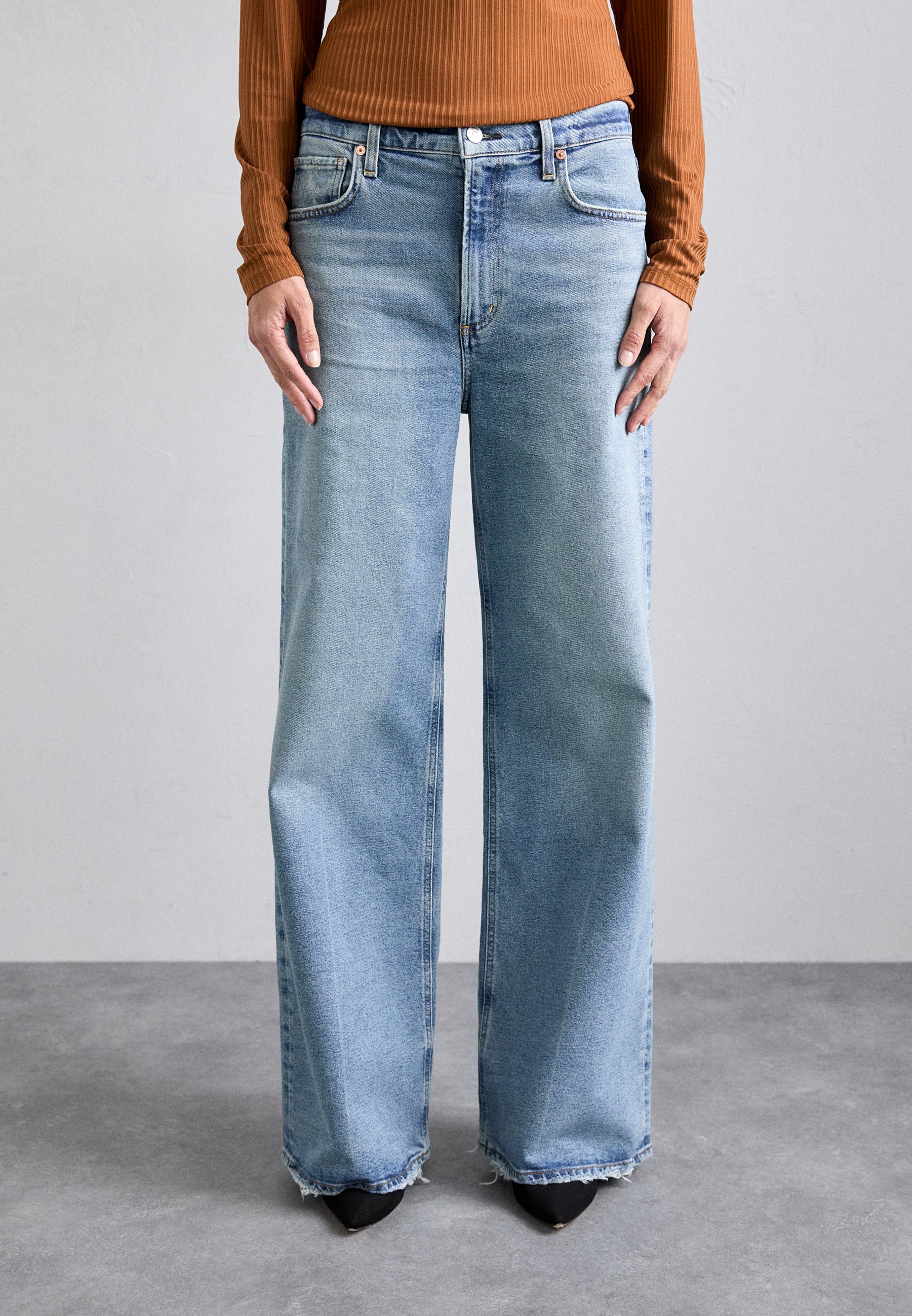 ボトムスその他 Citizens of Humanity Wide dark blue jeans Citizens of Humanity ANNINA - Straight leg jeans - westwood