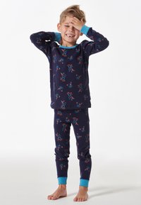 Schiesser BOYS WORLD - Conjunto de pijama - dunkelblau