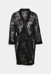 THE DARK HOURS ROBE - Albornoz - black