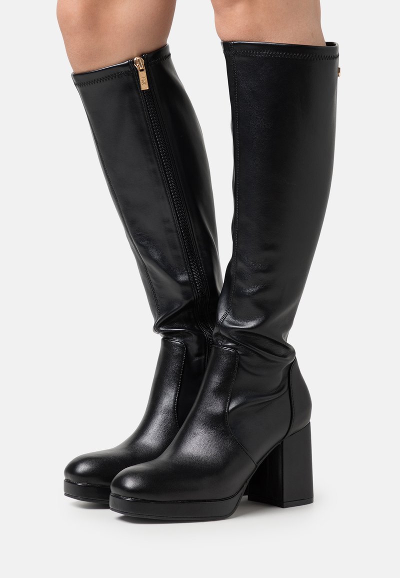 XTI High Heel Stiefel black/schwarz Zalando.de