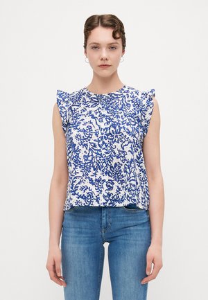 ONLAMANDA CHANEE  - Bluse - cloud dancer/estate blue