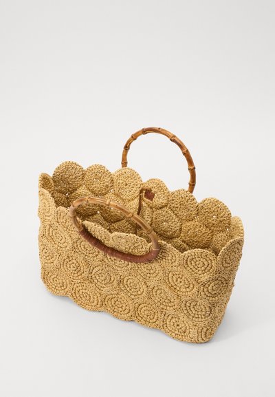 Sensi Studio SCALLOPED BEACH BASKET - Kézitáska - beige