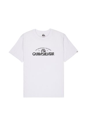 Quiksilver, T-shirt con stampa - off-white