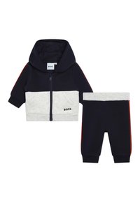 BOSS Kidswear Spodnji deli trenirk - navy